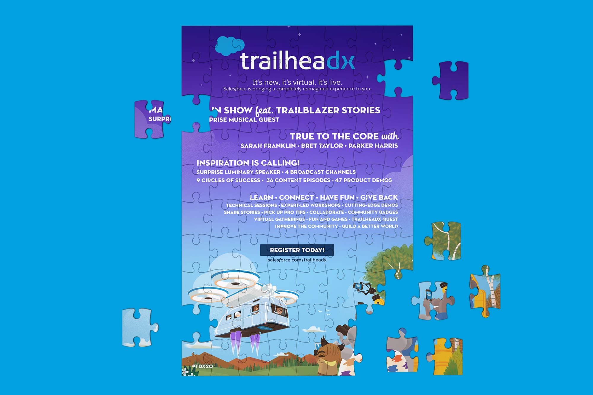 TrailheaDX 20 Social Puzzle
